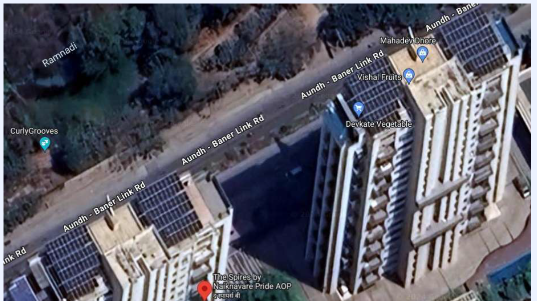 High-rise solar installations